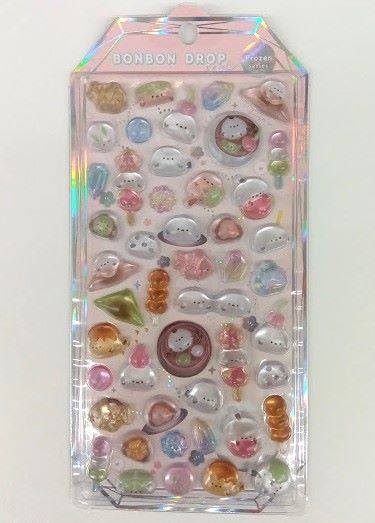 【メール便OK】クーリア ボンボンドロップシール シマエナガ ピンク 91251
