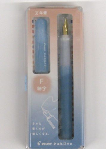 PILOT パイロット kakuno 万年筆カクノ まどろみライトブルー F細字 P-FKA-1-MDLBF