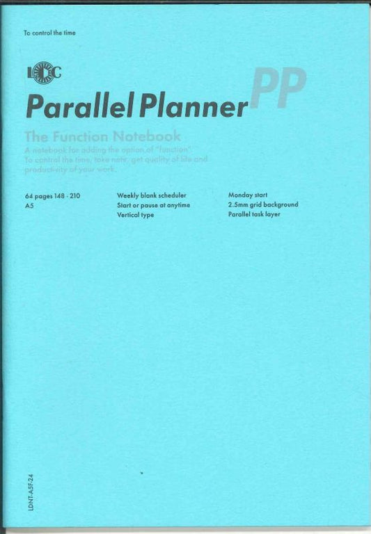 【メール便は8冊まで、9冊以上は宅配便で】LUDDITE　ファンクションノート　Ａ5 パラレルプランナー　LDNT-A5F-24　[10014549]
