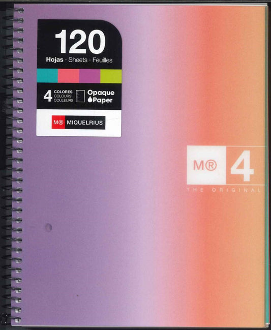 【メール便ＯＫ】ミケルリウスMIQUELRIUS   オーロラ　A5リングノート　MR4098