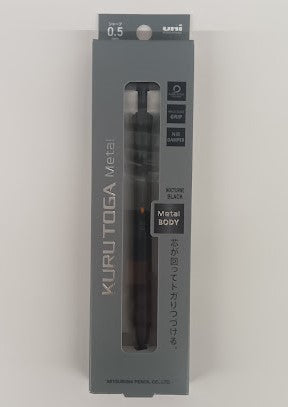 【メール便OK】三菱ユニ　KURUTOGA　Metal　クルトガメタル　M-KH-1Pノクターンブラック【4902778313787】