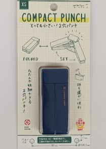 【メール便OK】ミドリ　新ＸＳコンパクトパンチ　紺A　35547-006　【4902805355476】