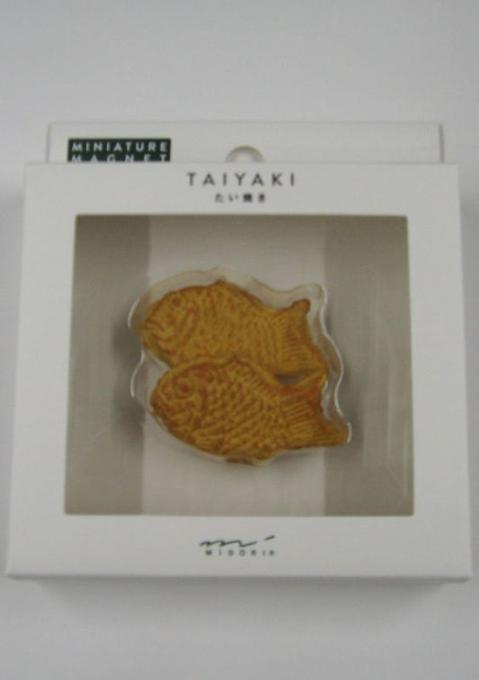 【メール便ＯＫ】ミドリ　ミニチュアマグネット たい焼き柄 1個入 　43418-006