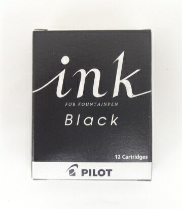 【パイロット】カートリッジインク　Black　1箱12入　IRF-12S-B　[10002143]