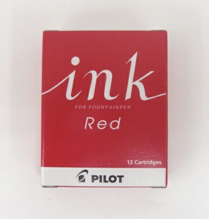 【パイロット】カートリッジインク　Red　1箱12入　IRF-12S-R　[10002145]