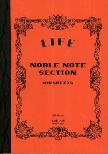 LIFE ライフ　NOBLEノート　B6 SECTION　5ｍｍ方眼　Ｎ28　[10004715]