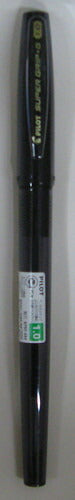 【メール便ＯＫ】パイロット 油性ボールペン スーパーグリップG・キャップ式1.0 中字 黒軸黒芯 BSGC-10M-BB　[10007510]