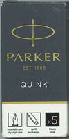 【メール便ＯＫ】パーカーPARKER カートリッジインク　ブラック　1箱5本入　1950382　[10002147]