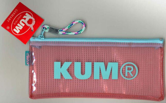 【メール便ＯＫ】KUM　クリア ペンケース　KM178PQパステルピンク　[10013014]