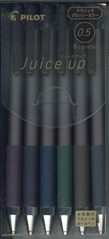 【メール便OK】パイロット　ゲルインキボールペン0.5　ジュースアップ　クラシックグロッシー6色セット　LJP-120S5-6CCG　[10014745]