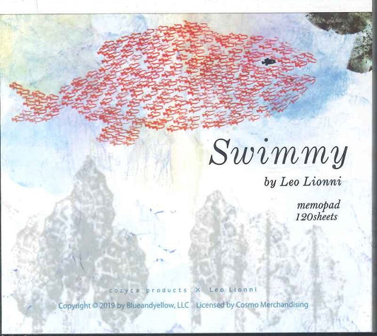 【メール便OK】HYOGENSHA　レオ・レオニ 　ブロックメモSwimmy　22-370　[4961187223704]